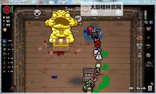 《以撒的结合胎衣》贪婪模式恶魔房出硫磺火图文测试图1