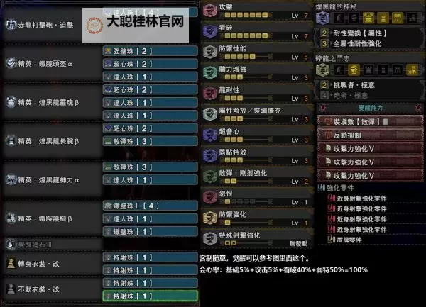 《怪物猎人世界》冰原DLC散弹重弩毕业配装图1