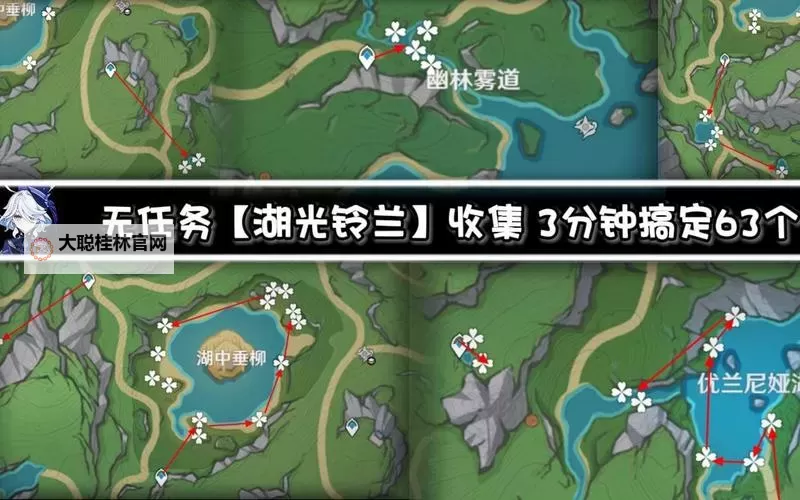 《原神》湖光铃兰采集路线与购买位置分享图1