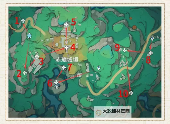 《原神》3.6苍漠囿土全36个净光翎收集攻略图1