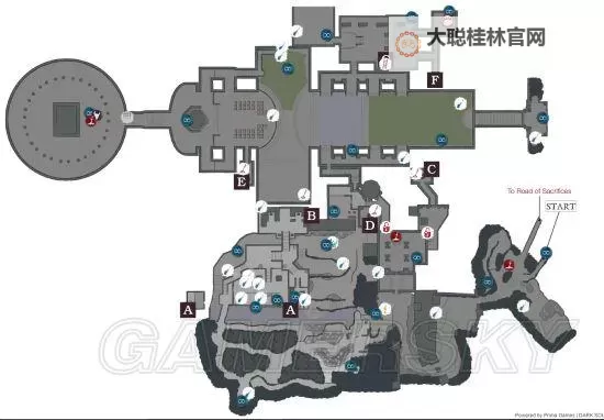 《星空》阿基拉城地图设施点位全览图1