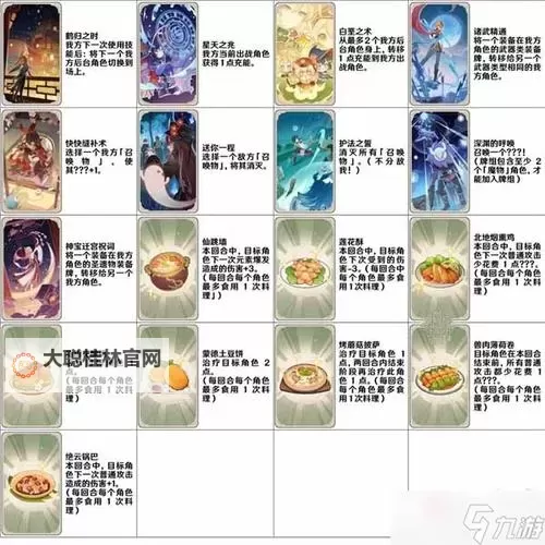 《原神》3.5版七圣召唤充能刻晴牌组推荐图1