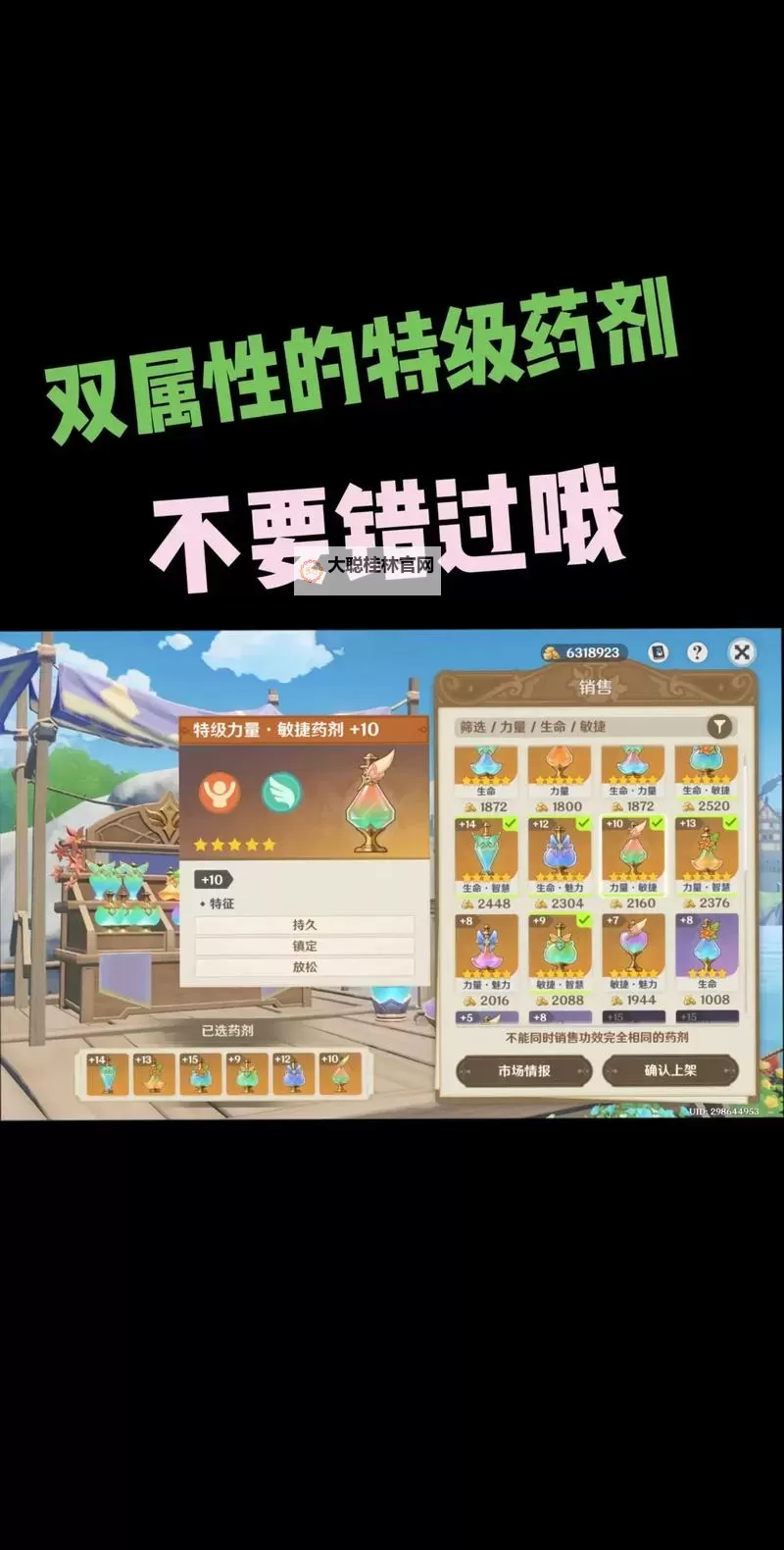 《巫师3》药剂属性 全药剂属性列表一览图1